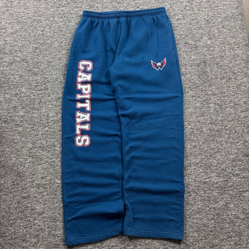 Y2K Calhoun NHL Washington Capitals Baggy Sweatpants Blue Size XL